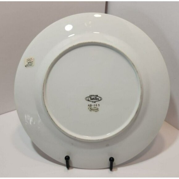 Vintage Norcrest Gold Floral 15th Anniversary Collector Plate Great Gift Couples - Picture 2 of 10